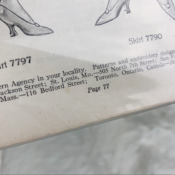 LOWEST PRICE Vintage McCall's 1923 Newspaper Sewing Dress Pages - Picture 10 of 16